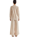Waffle Knit Sweater Lounge Set-Clothing-SUUKSESS-SUUKSESS