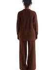 Waffle Knit Sweater Lounge Set-Clothing-SUUKSESS-SUUKSESS