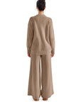 Waffle Knit Sweater Lounge Set-Clothing-SUUKSESS-SUUKSESS