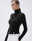 SUUKSESS Women Turtleneck Cashmere Sweater Long Sleeve Shirts Fall Basic Thermal Tops Winter Clothes-SUUKSESS-SUUKSESS
