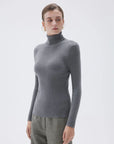 SUUKSESS Women Turtleneck Cashmere Sweater Long Sleeve Shirts Fall Basic Thermal Tops Winter Clothes-SUUKSESS-SUUKSESS