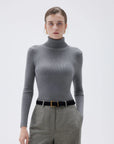 SUUKSESS Women Turtleneck Cashmere Sweater Long Sleeve Shirts Fall Basic Thermal Tops Winter Clothes-SUUKSESS-SUUKSESS