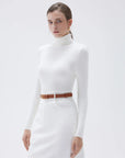 SUUKSESS Women Turtleneck Cashmere Sweater Long Sleeve Shirts Fall Basic Thermal Tops Winter Clothes-SUUKSESS-SUUKSESS