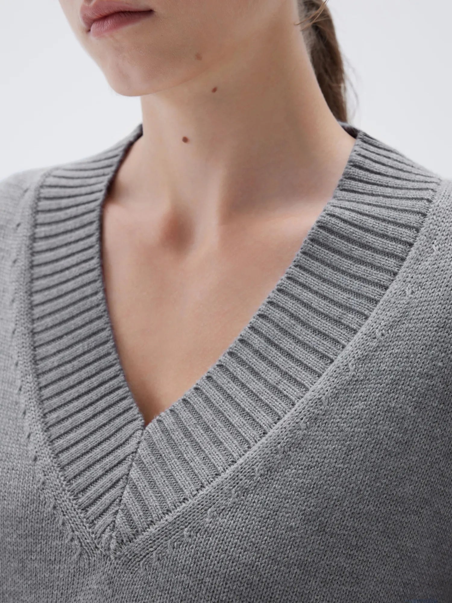SUUKSESS Women Cashmere Oversized V Neck Pullover Sweaters Long Sleeve Jumpers-SUUKSESS-SUUKSESS