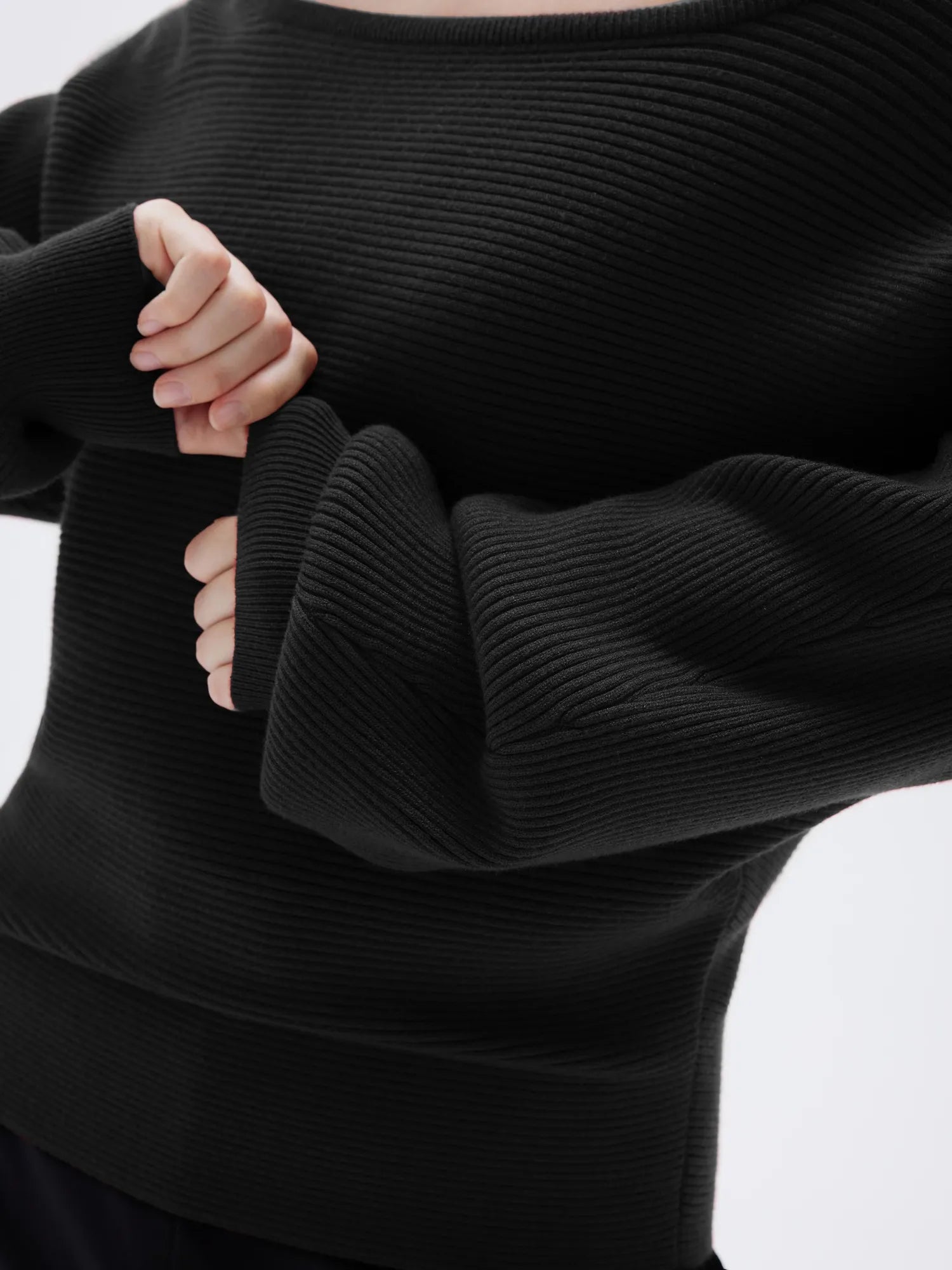 SUUKSESS Women Cashmere Oversized Off Shoulder Pullover Sweaters Boat Neck Long Sleeve Knit Jumpers Tops-SUUKSESS-SUUKSESS