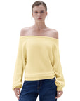 SUUKSESS Women Cashmere Oversized Off Shoulder Pullover Sweaters Boat Neck Long Sleeve Knit Jumpers Tops-SUUKSESS-SUUKSESS