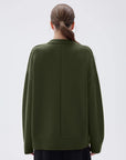 SUUKSESS Women Cashmere Oversized Long Sleeve Pullover Sweater Crew Neck Jumpers-SUUKSESS-SUUKSESS