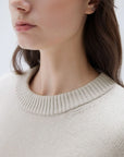 SUUKSESS Women Cashmere Oversized Long Sleeve Pullover Sweater Crew Neck Jumpers-SUUKSESS-SUUKSESS