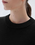 SUUKSESS Women Cashmere Oversized Long Sleeve Pullover Sweater Crew Neck Jumpers-SUUKSESS-SUUKSESS