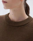 SUUKSESS Women Cashmere Oversized Long Sleeve Pullover Sweater Crew Neck Jumpers-SUUKSESS-SUUKSESS