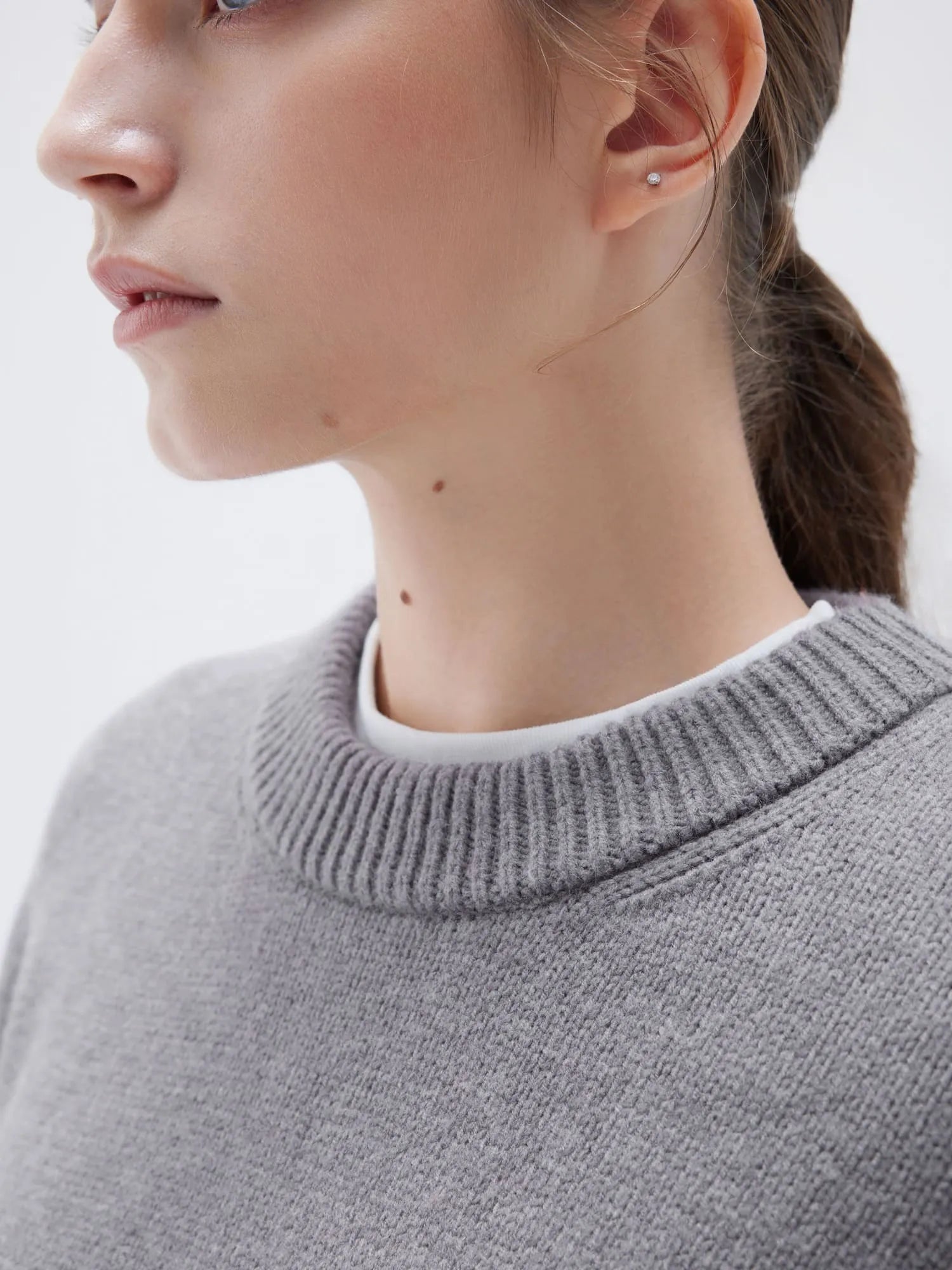 SUUKSESS Women Cashmere Oversized Long Sleeve Pullover Sweater Crew Neck Jumpers-SUUKSESS-SUUKSESS