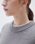 SUUKSESS Women Cashmere Oversized Long Sleeve Pullover Sweater Crew Neck Jumpers-SUUKSESS-SUUKSESS