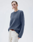 Cashmere Oversized Crew Neck Sweater