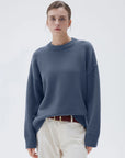 Cashmere Oversized Crew Neck Sweater