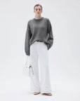 Cashmere Oversized Crew Neck Sweater