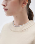 Cashmere Oversized Crew Neck Sweater