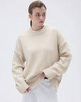 Cashmere Oversized Crew Neck Sweater
