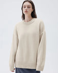 Cashmere Oversized Crew Neck Sweater