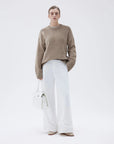 Cashmere Oversized Crew Neck Sweater