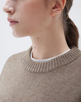 Cashmere Oversized Crew Neck Sweater
