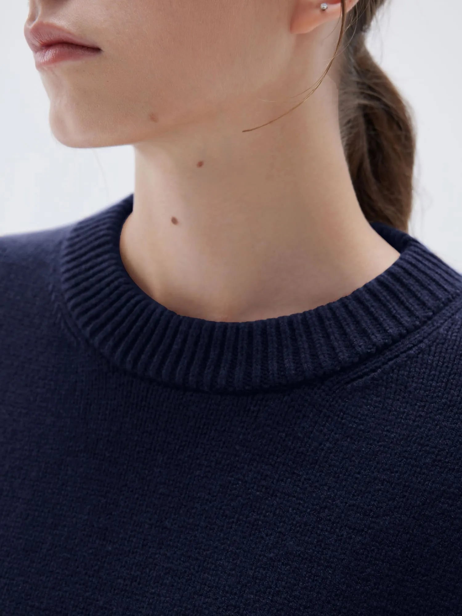 SUUKSESS Women Cashmere Oversized Long Sleeve Pullover Sweater Crew Neck Jumpers-SUUKSESS-SUUKSESS