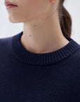 SUUKSESS Women Cashmere Oversized Long Sleeve Pullover Sweater Crew Neck Jumpers-SUUKSESS-SUUKSESS