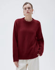 Cashmere Oversized Crew Neck Sweater