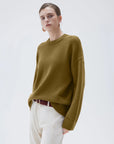 Cashmere Oversized Crew Neck Sweater