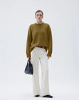 Cashmere Oversized Crew Neck Sweater