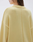 SUUKSESS Women Cashmere Oversized Long Sleeve Pullover Sweater Crew Neck Jumpers-SUUKSESS-SUUKSESS