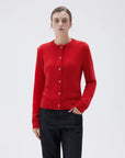 SUUKSESS Women Chunky Cashmere Cardigan Sweaters Trendy Fall Fashion Button Up Long Sleeve Knit Outfits-SUUKSESS-Red-XS-SUUKSESS