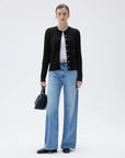 SUUKSESS Women Cable Knit Cashmere Sweaters Crew Neck Button Up Chunky Cardigan Long Sleeve Fall Outfits-SUUKSESS-SUUKSESS