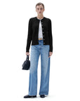 SUUKSESS Women Cable Knit Cashmere Sweaters Crew Neck Button Up Chunky Cardigan Long Sleeve Fall Outfits-SUUKSESS-SUUKSESS