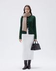 SUUKSESS Women Cable Knit Cashmere Sweaters Crew Neck Button Up Chunky Cardigan Long Sleeve Fall Outfits-SUUKSESS-SUUKSESS