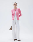 SUUKSESS Women Cable Knit Cashmere Sweaters Crew Neck Button Up Chunky Cardigan Long Sleeve Fall Outfits-SUUKSESS-SUUKSESS
