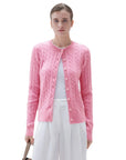 SUUKSESS Women Cable Knit Cashmere Sweaters Crew Neck Button Up Chunky Cardigan Long Sleeve Fall Outfits-SUUKSESS-SUUKSESS