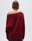 Cashmere V Neck Cable Sweater