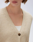 SUUKSESS Women Long Sleeve Button Down Short Cardigan 2025 Fall Loose Open Front Knit Sweater-SUUKSESS-SUUKSESS