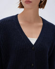 SUUKSESS Women Long Sleeve Button Down Short Cardigan 2025 Fall Loose Open Front Knit Sweater-SUUKSESS-SUUKSESS