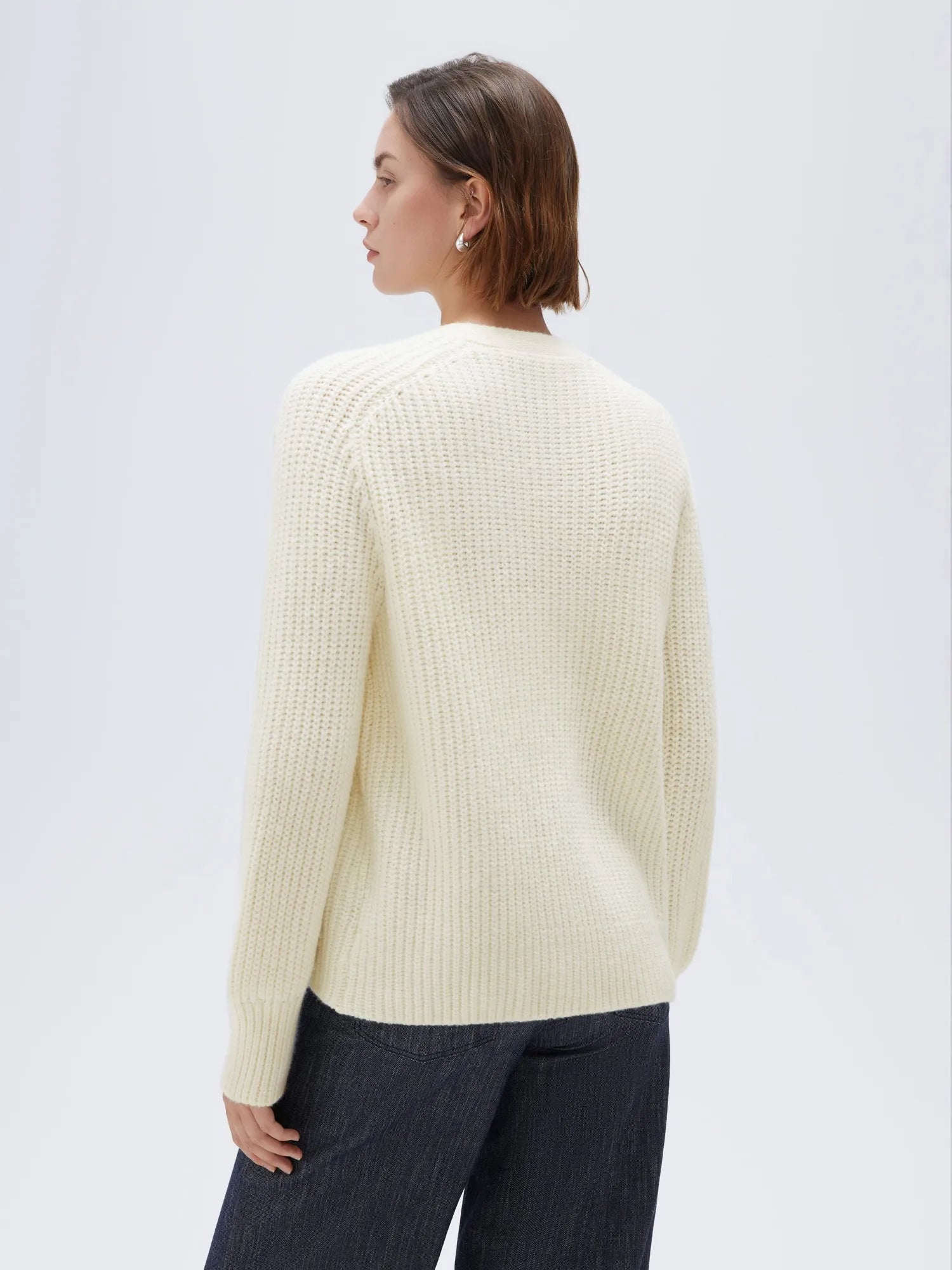 SUUKSESS Women Long Sleeve Button Down Short Cardigan 2025 Fall Loose Open Front Knit Sweater-SUUKSESS-SUUKSESS