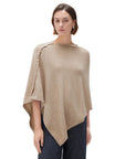 SUUKSESS Women Cashmere Knit Poncho Shrug Bolero Lightweight Shawl Wraps Pullover Sweater-SUUKSESS-SUUKSESS