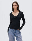 Cashmere Lace Knit Tops-SUUKSESS-SUUKSESS