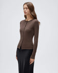 Cashmere Lace Knit Tops-SUUKSESS-SUUKSESS