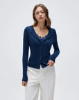 Cashmere Lace Knit Tops-SUUKSESS-SUUKSESS