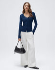 Cashmere Lace Knit Tops-SUUKSESS-SUUKSESS
