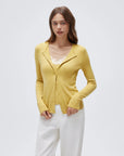Cashmere Lace Knit Tops-SUUKSESS-SUUKSESS