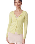 Cashmere Lace Knit Tops-SUUKSESS-Yellow-XS-SUUKSESS