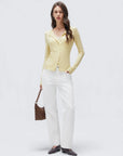 Cashmere Lace Knit Tops-SUUKSESS-SUUKSESS