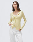 Cashmere Lace Knit Tops-SUUKSESS-SUUKSESS