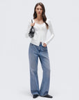 Cashmere Lace Knit Tops-SUUKSESS-SUUKSESS